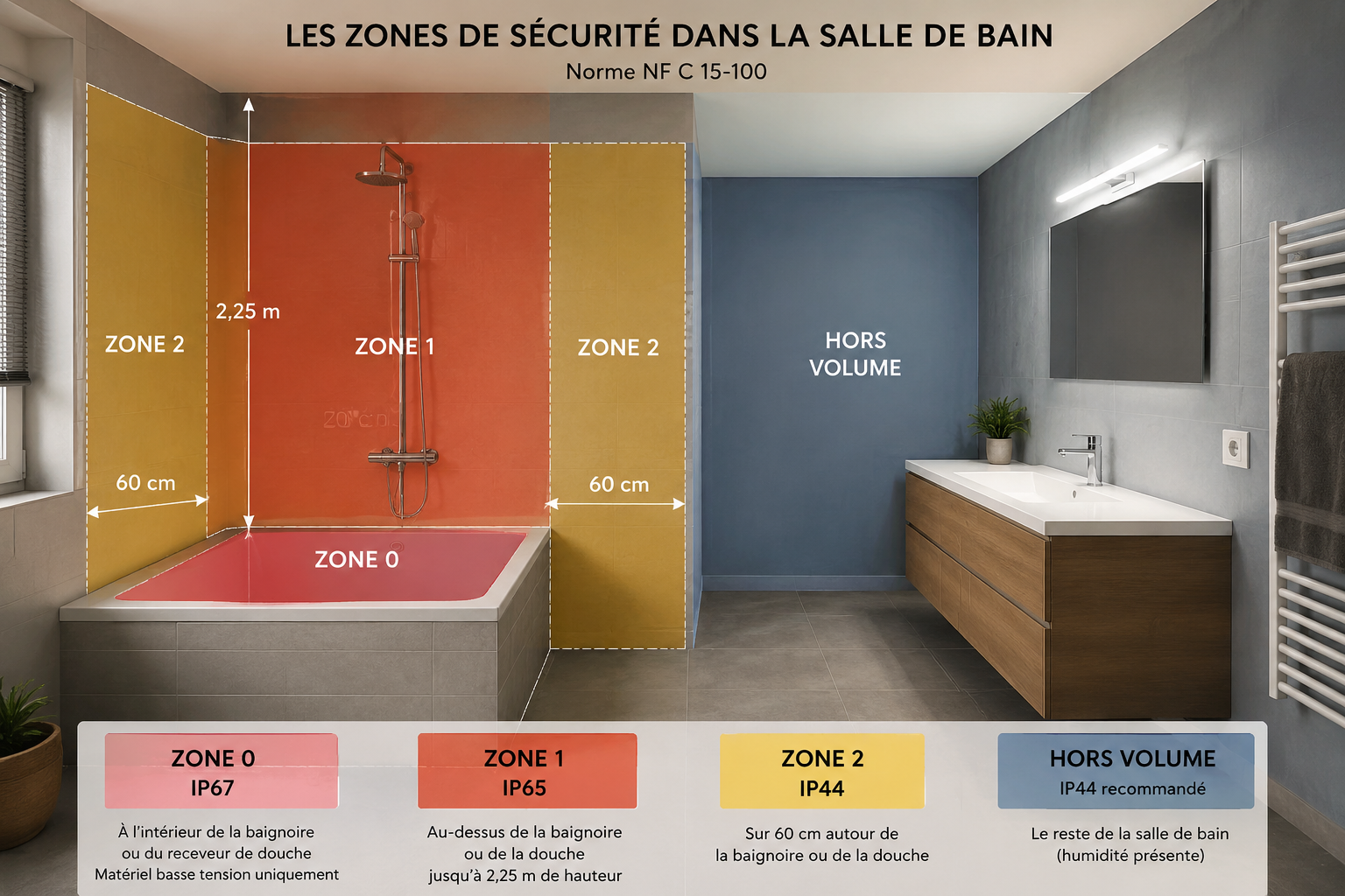 Quel luminaire choisir pour sa salle de bain ? Le guide complet