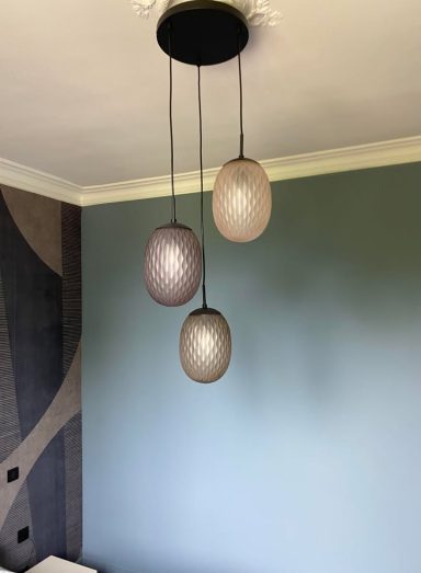 Suspension Moderne Verre Coloré