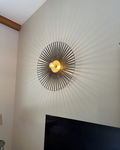 Applique Soleil , jeu de lumière