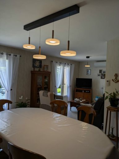 Suspension led integre salle à manger